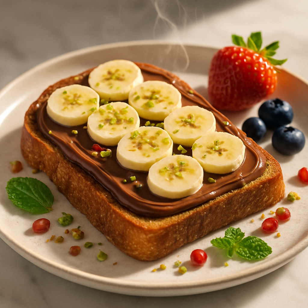 Nutella Banana Toast
