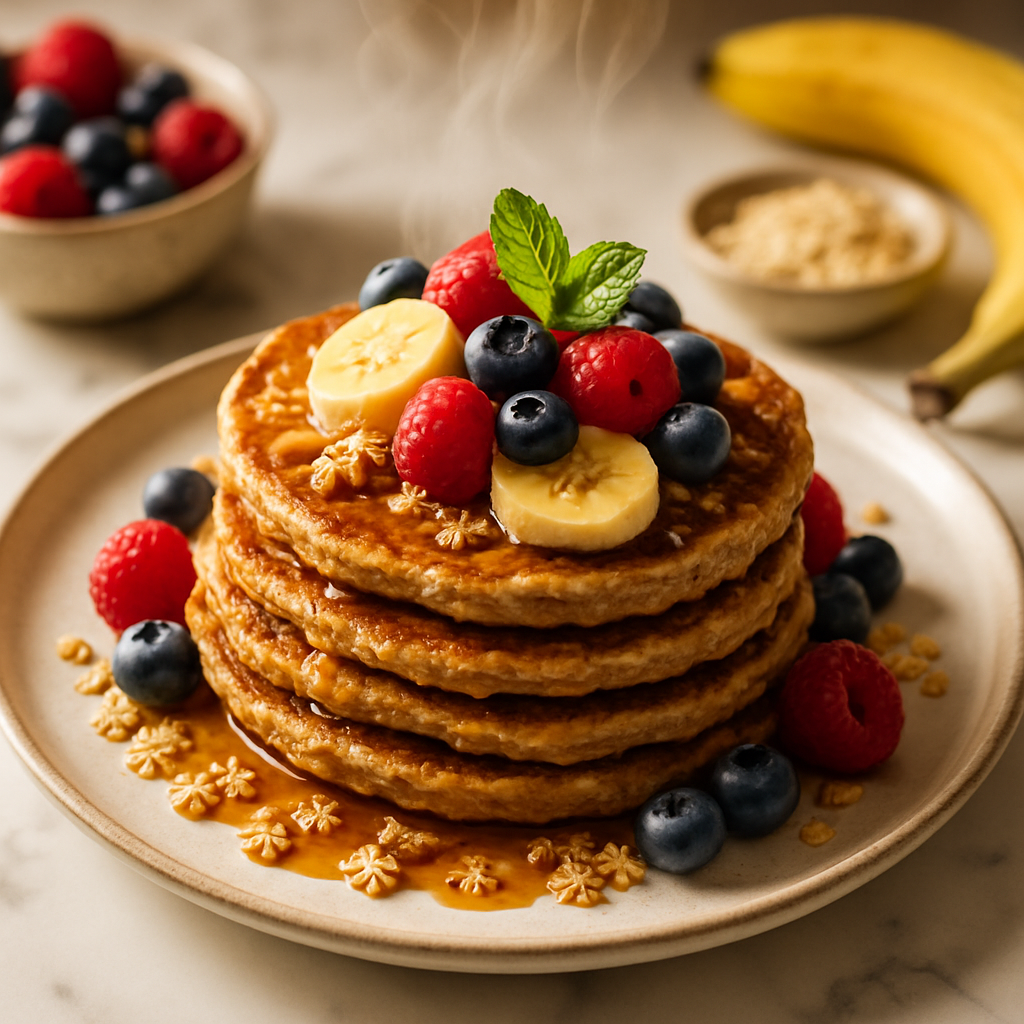 Oat and Banana Pancakes