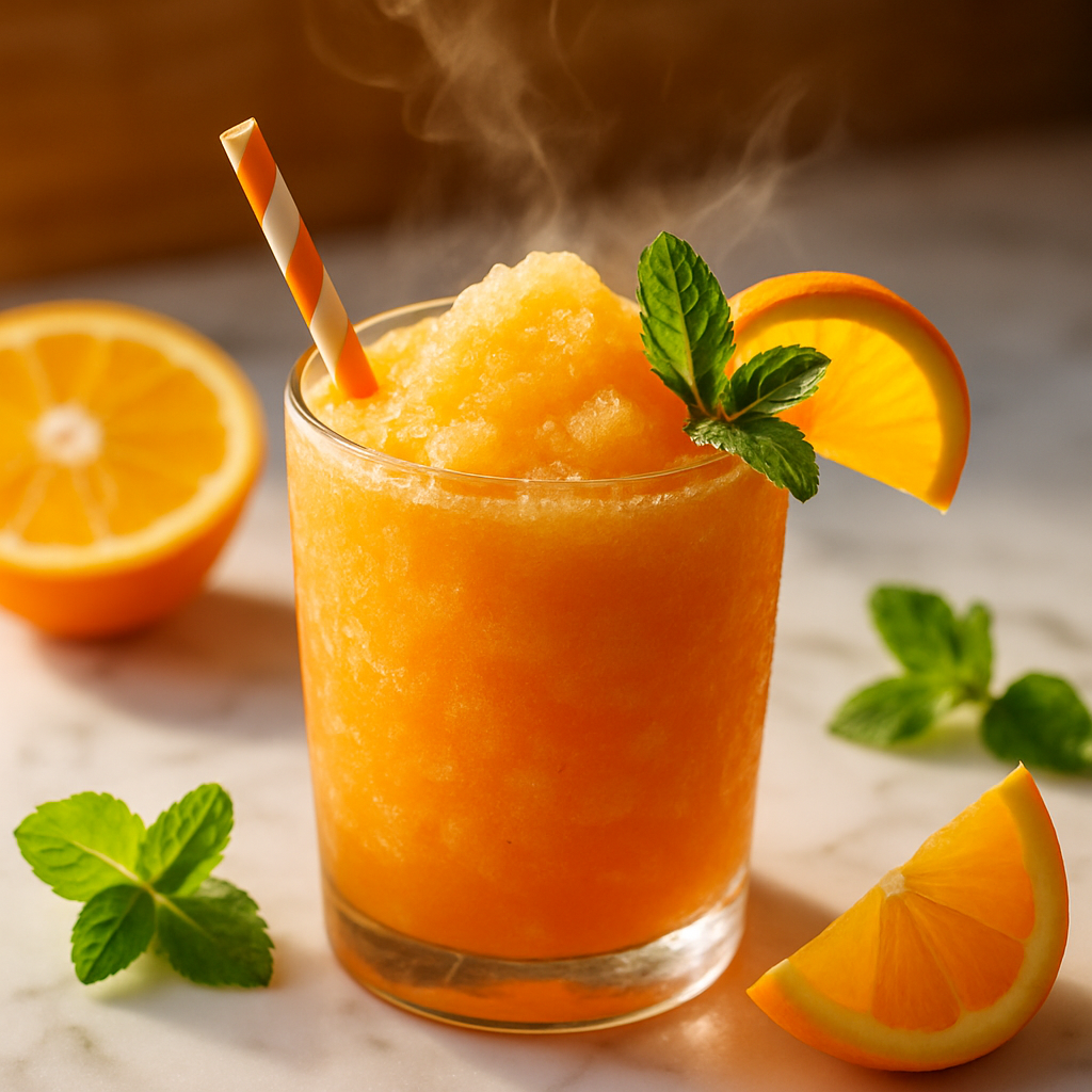 Orange Sunrise Slushy