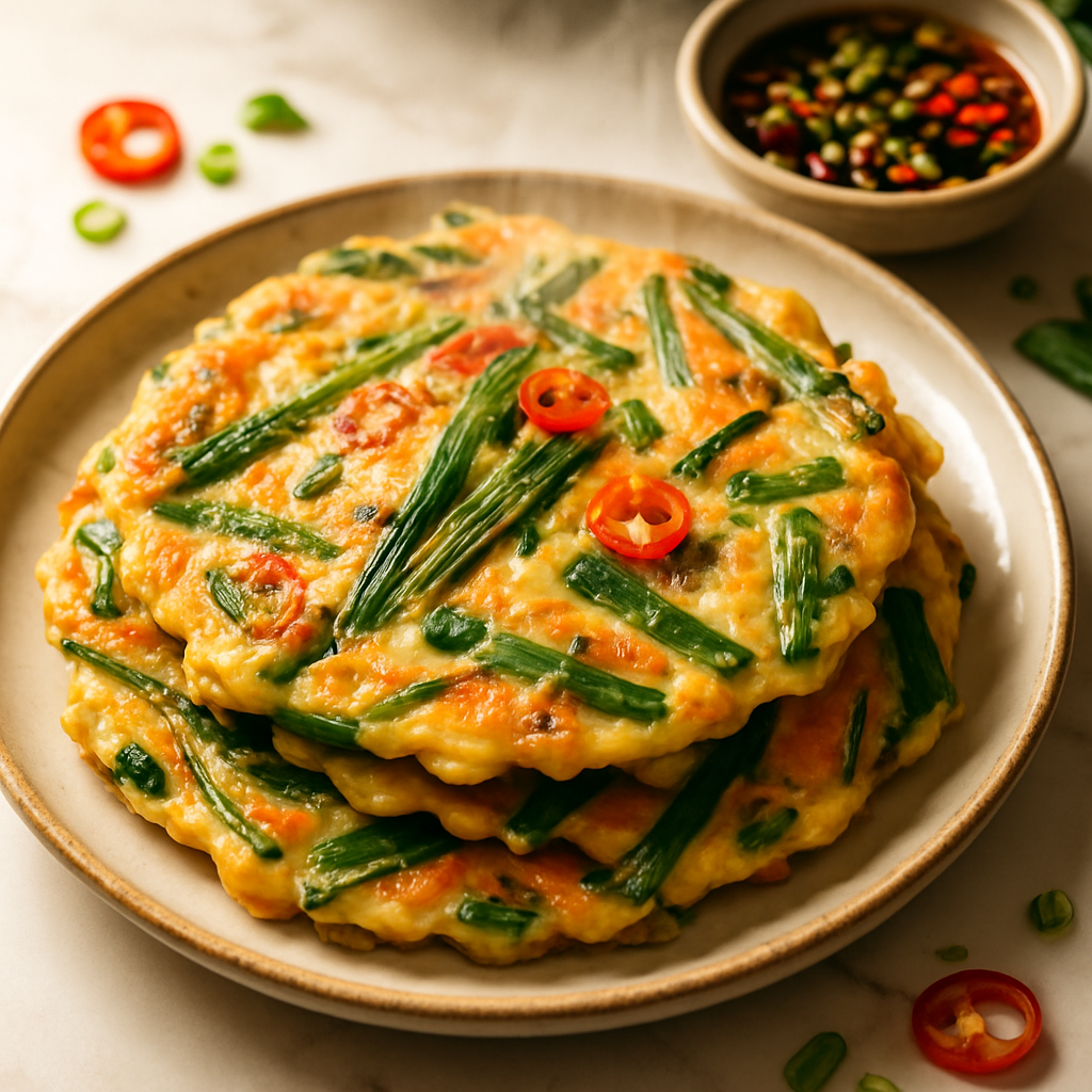 Pajeon Korean Scallion Pancakes