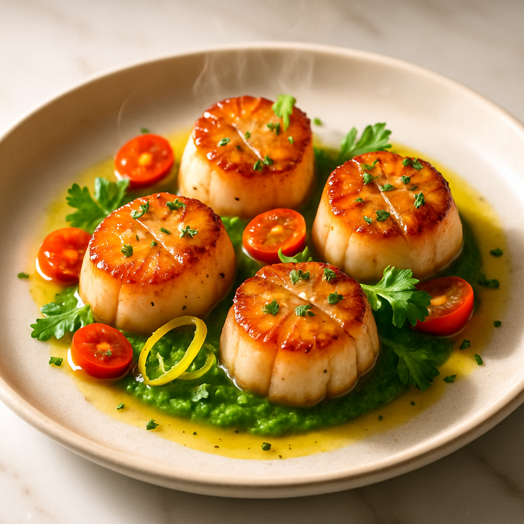 Pan Seared Scallops