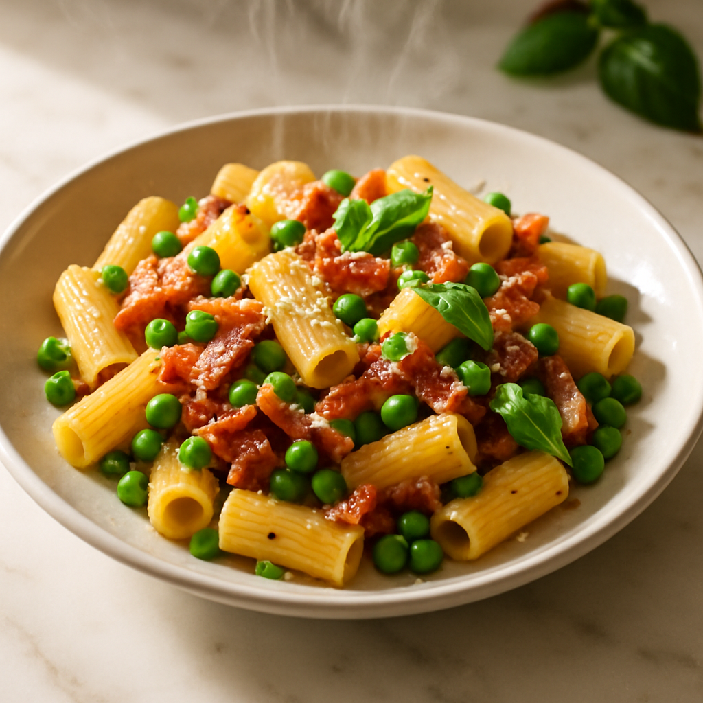 Pancetta Pea Rigatoni