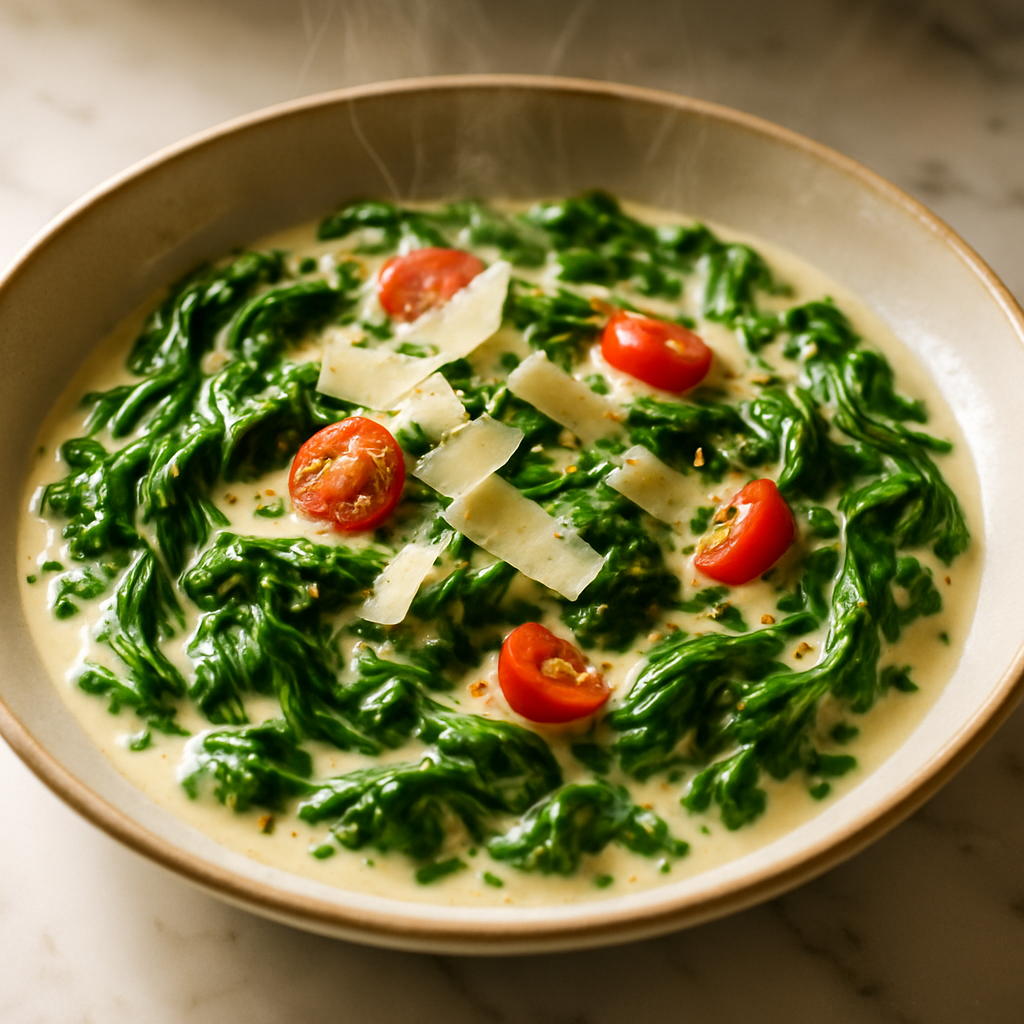 Parmesan Creamed Spinach