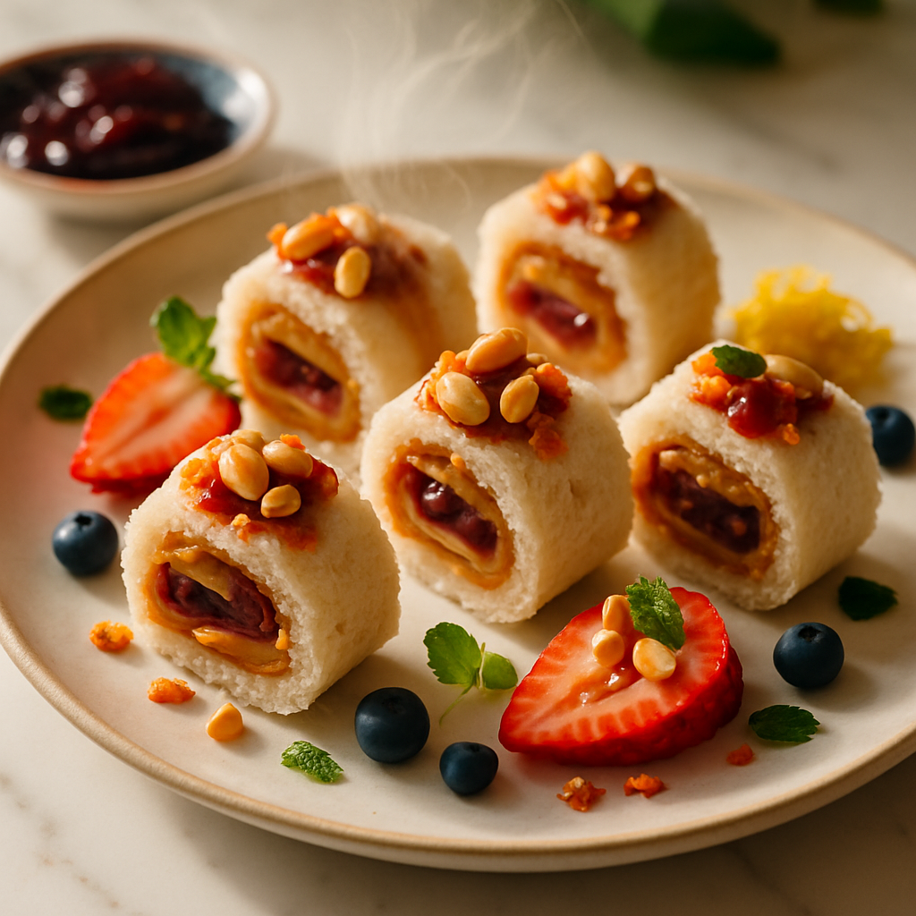 PB J Sushi Rolls