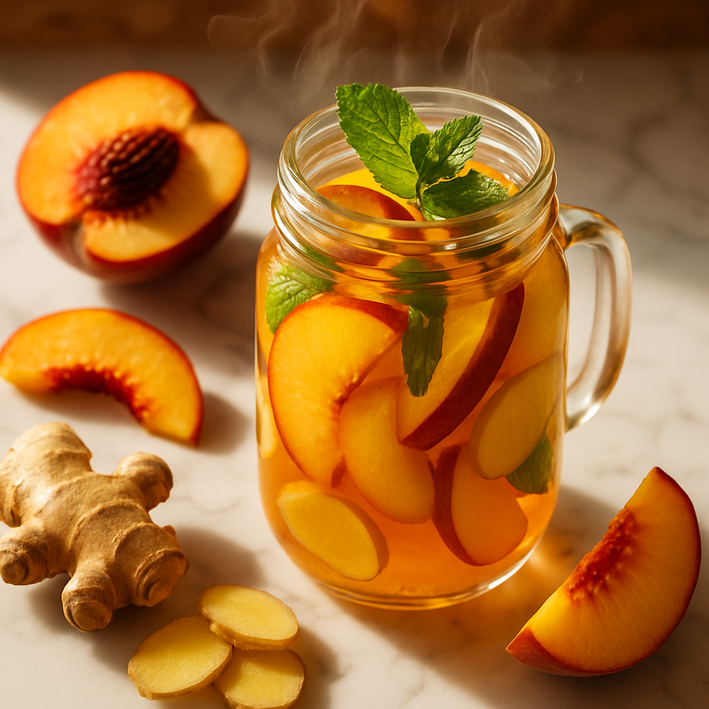 Peach Ginger Water