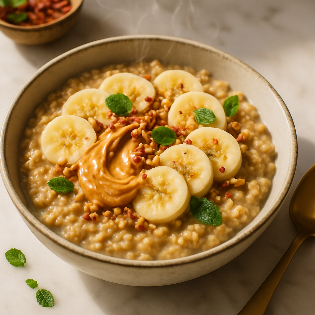 Peanut Butter Banana Oatmeal