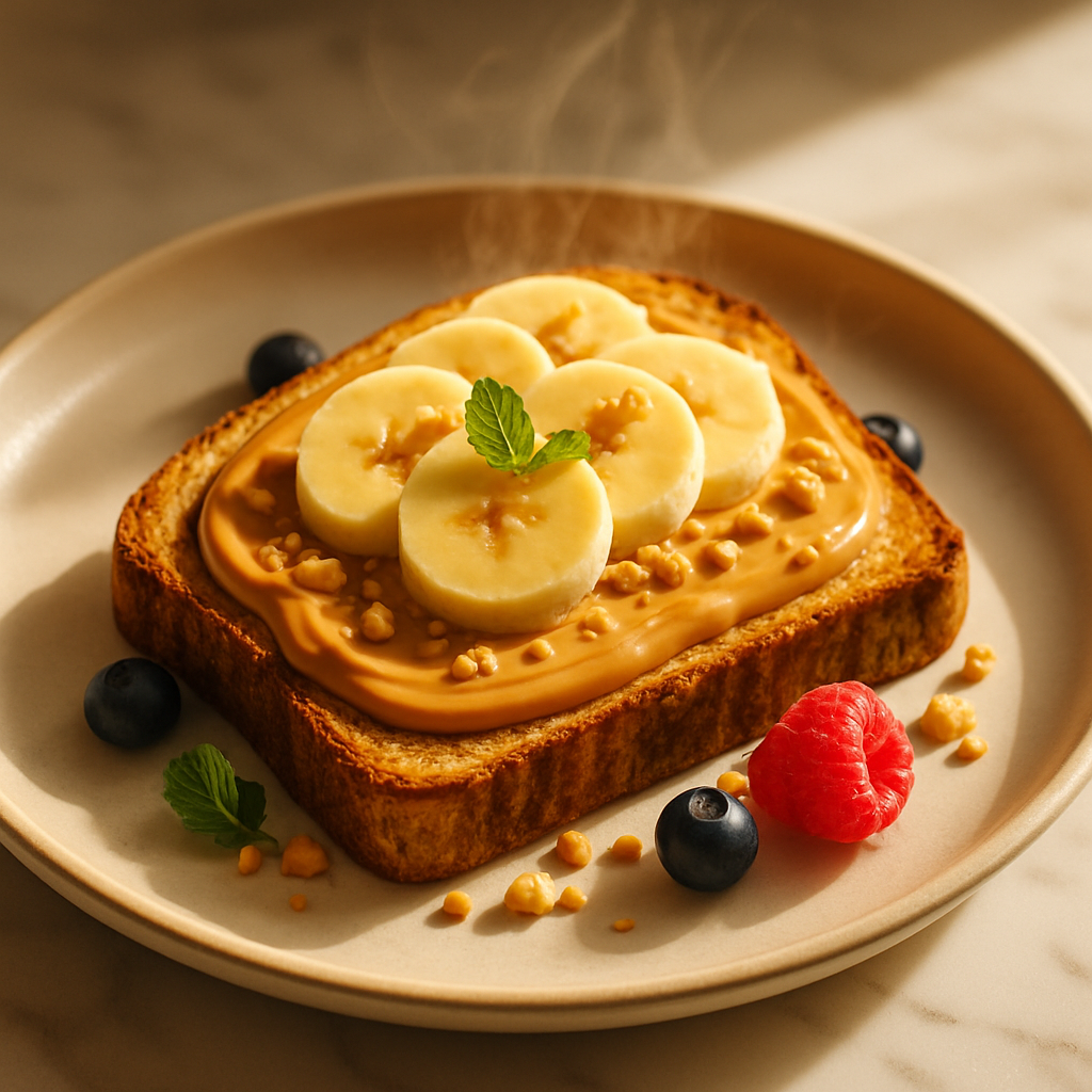Peanut Butter Banana Toast