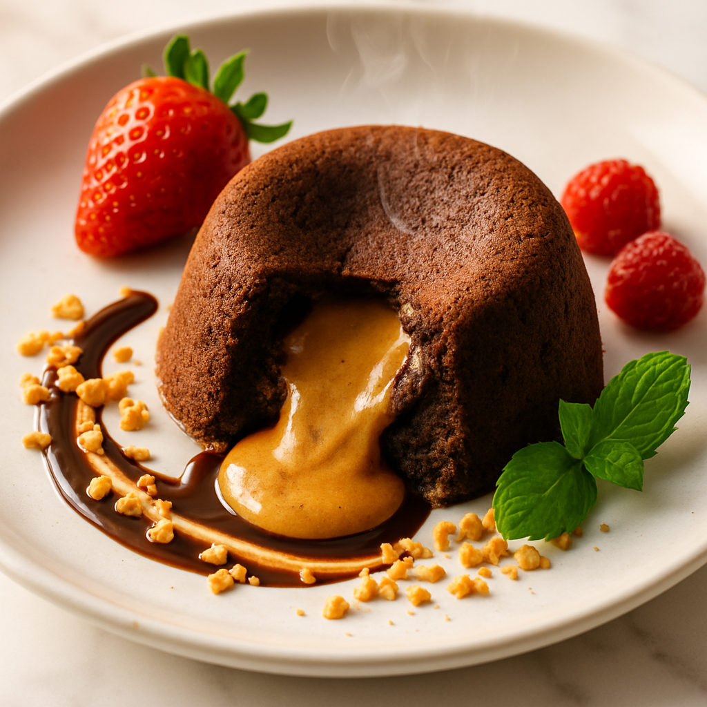 Peanut Butter Cup Lava Cake