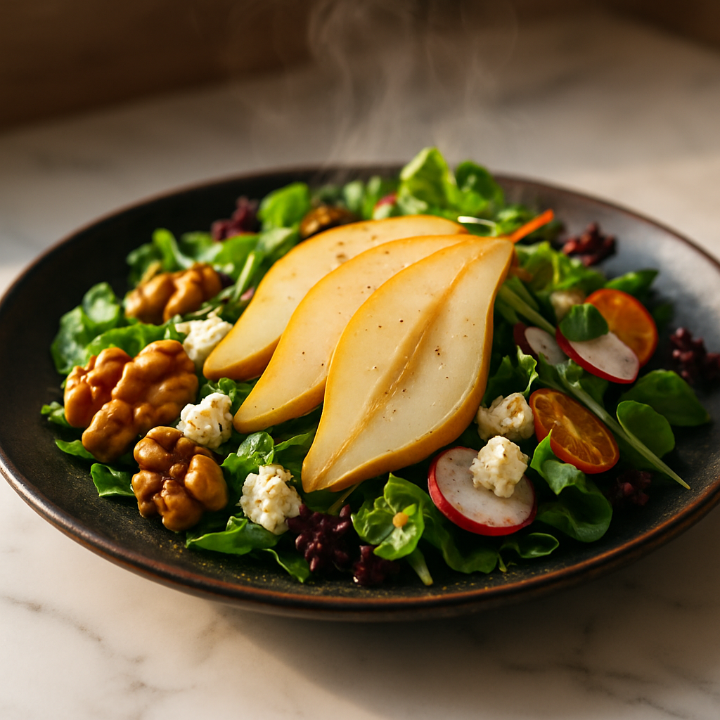 Pear Walnut Salad