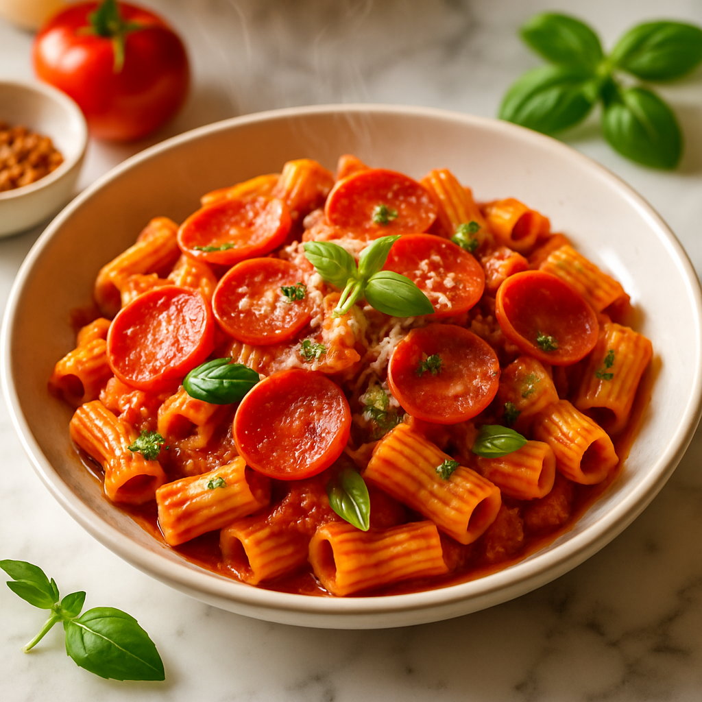 Pepperoni Pizza Pasta