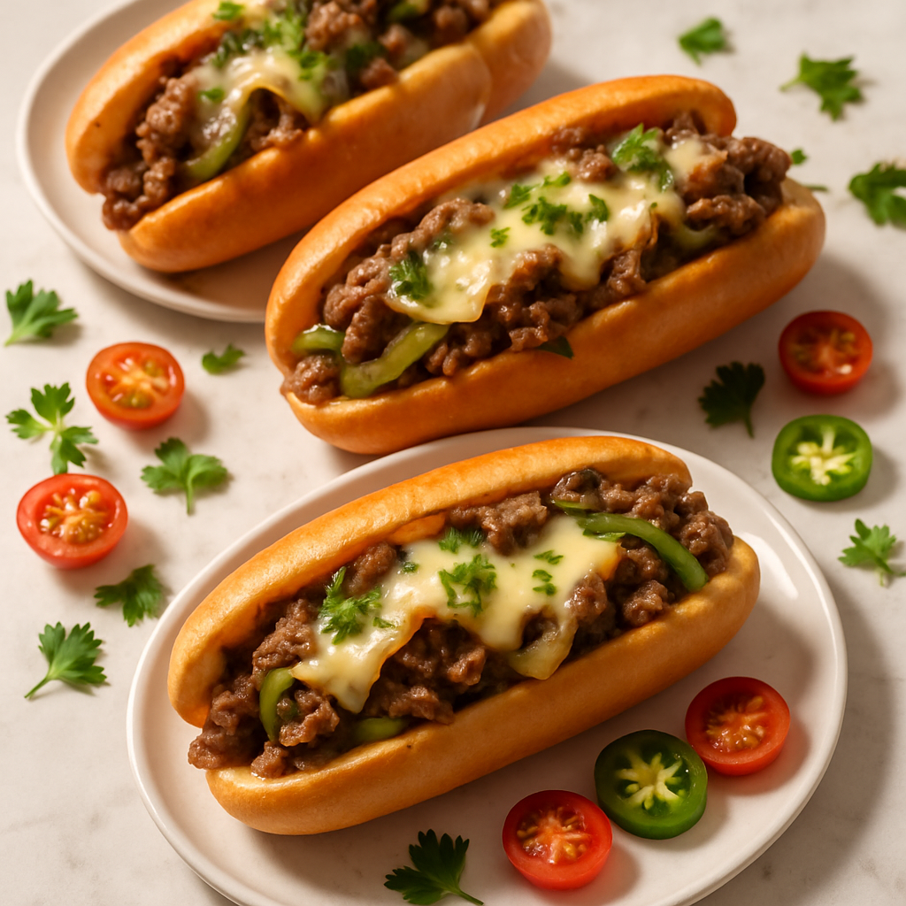 Philly Cheesesteak Sandwiches