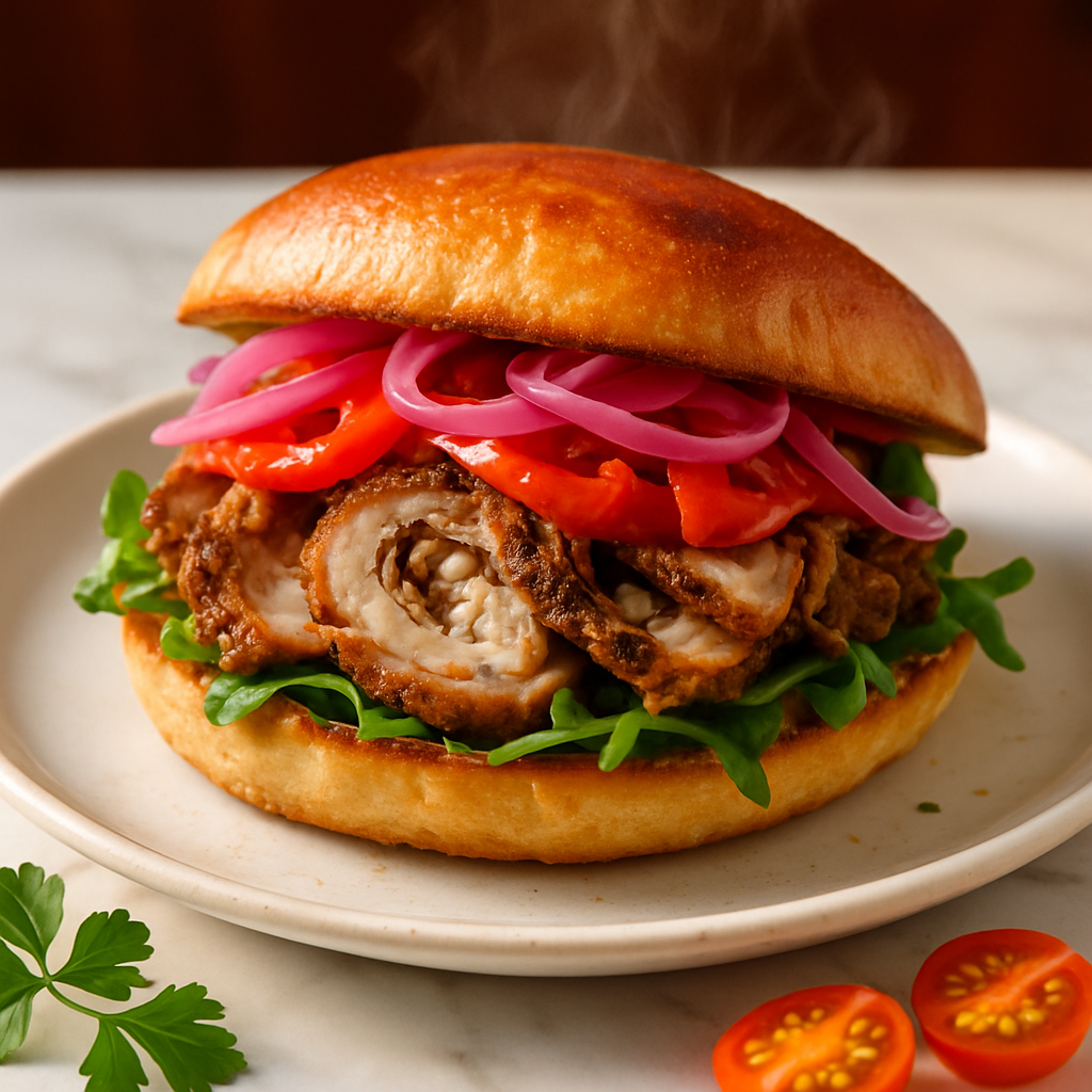 Porchetta Panino Italian Sandwich