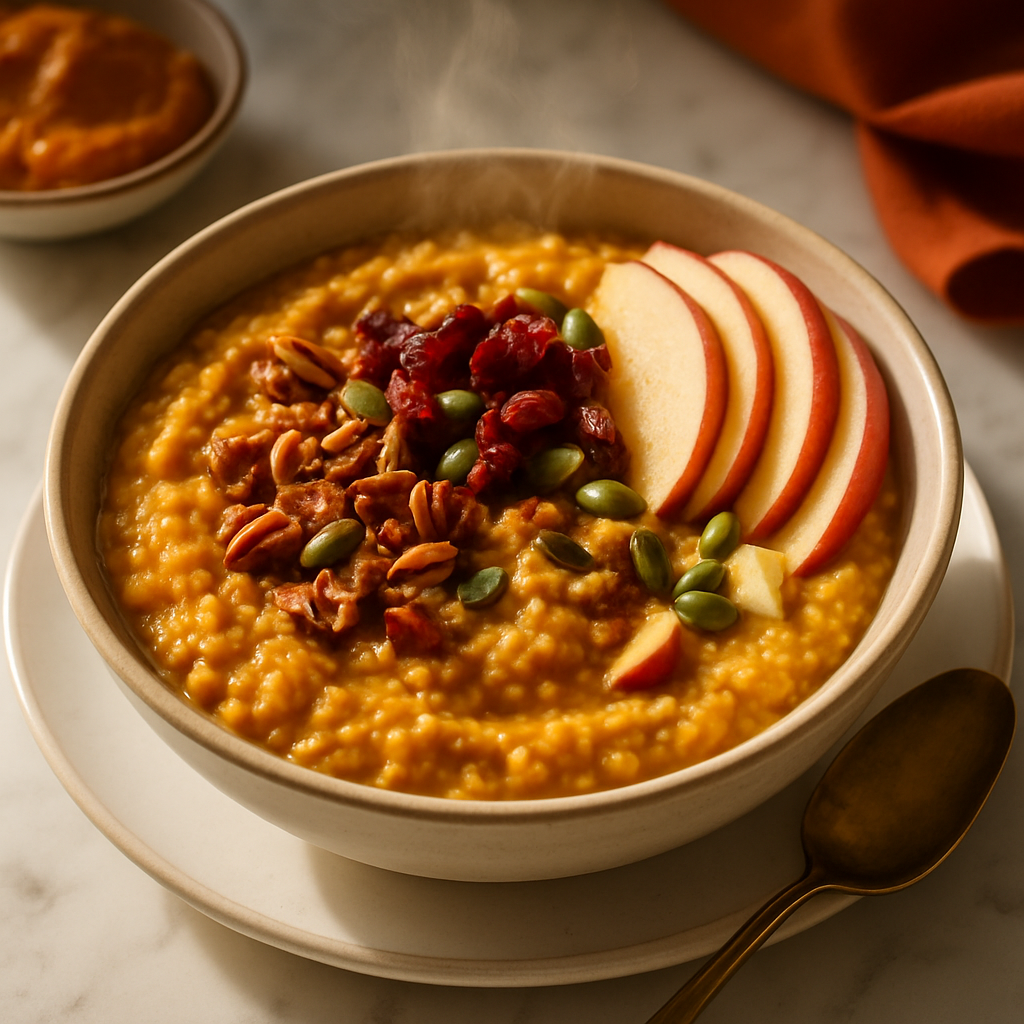 Pumpkin Pie Breakfast Porridge