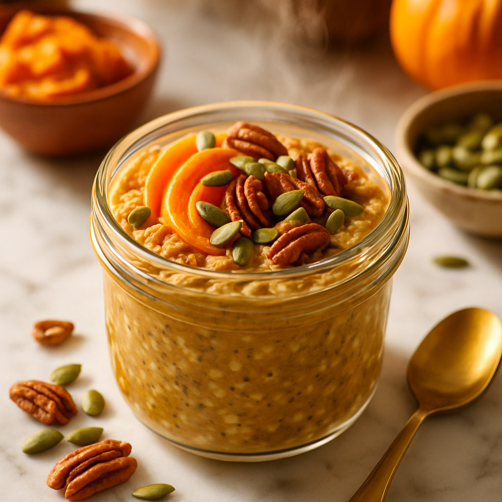Pumpkin Spice Overnight Oats