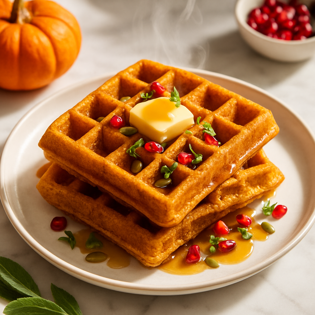 Pumpkin Waffles