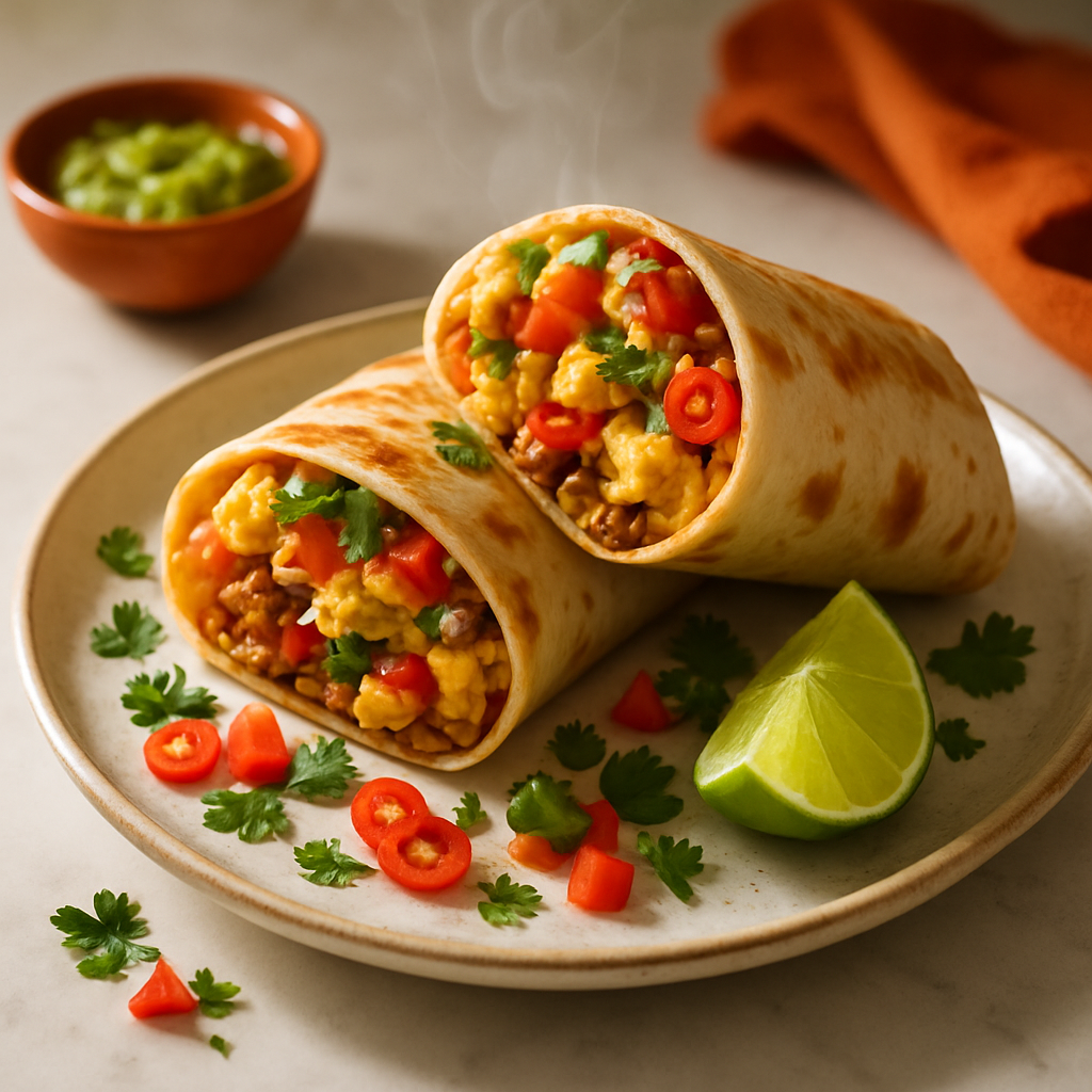 Quick Breakfast Burrito