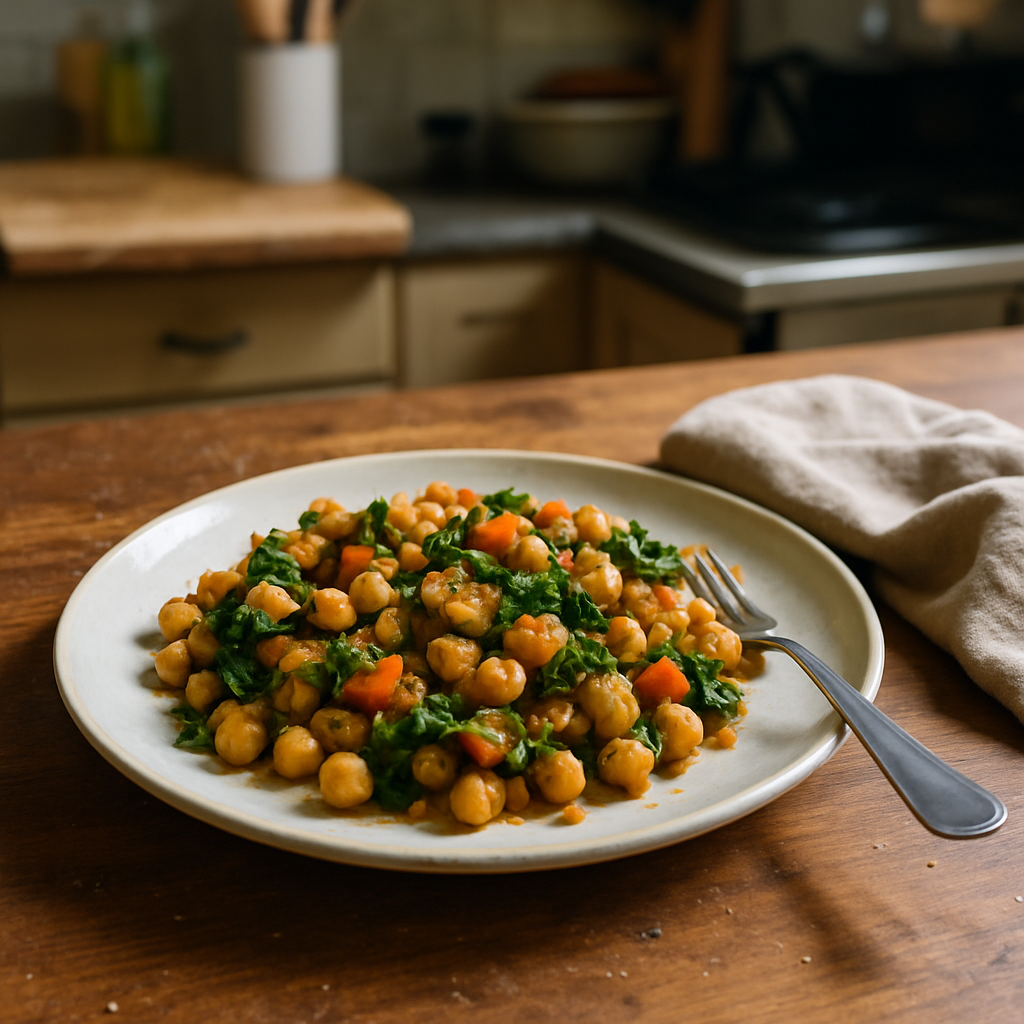 Quick Chickpea Stir-fry
