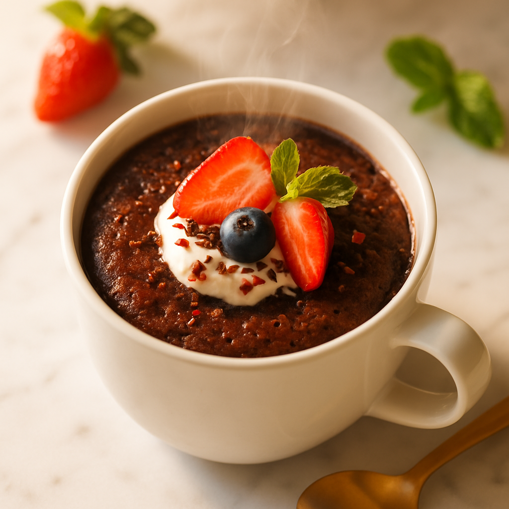 Quick Chocolate Mug Pudding