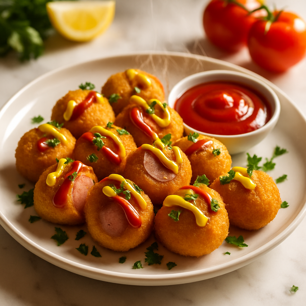 Quick Corn Dog Bites