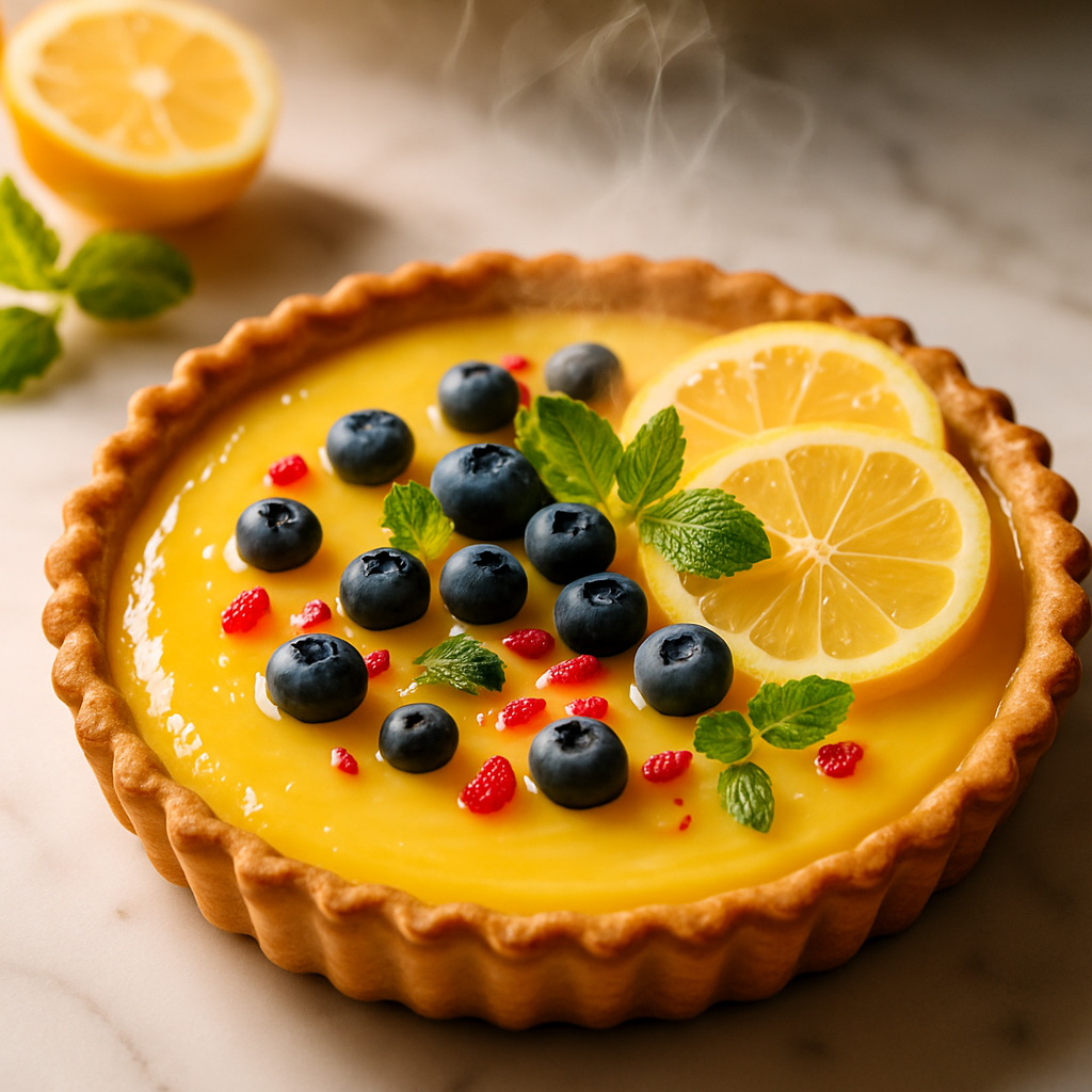 Quick Lemon Curd Tart