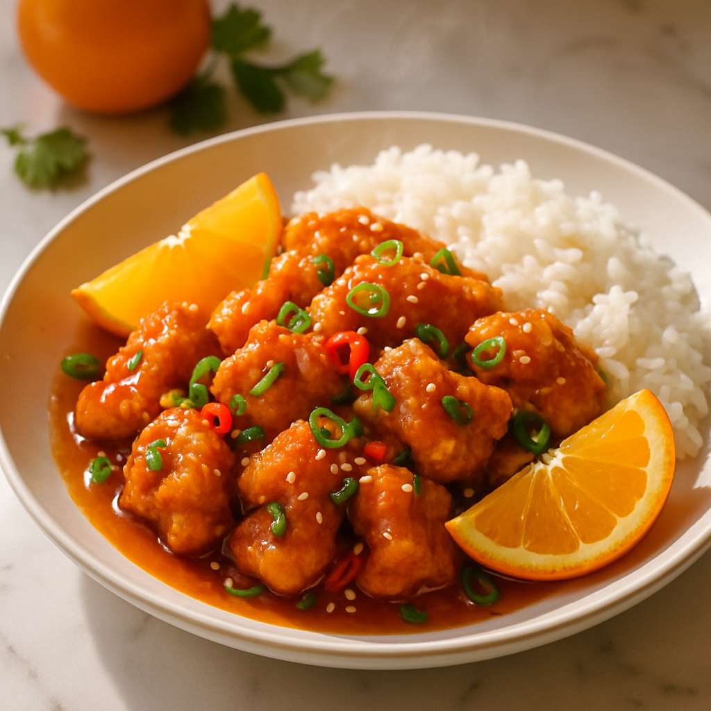 Quick Orange Chicken