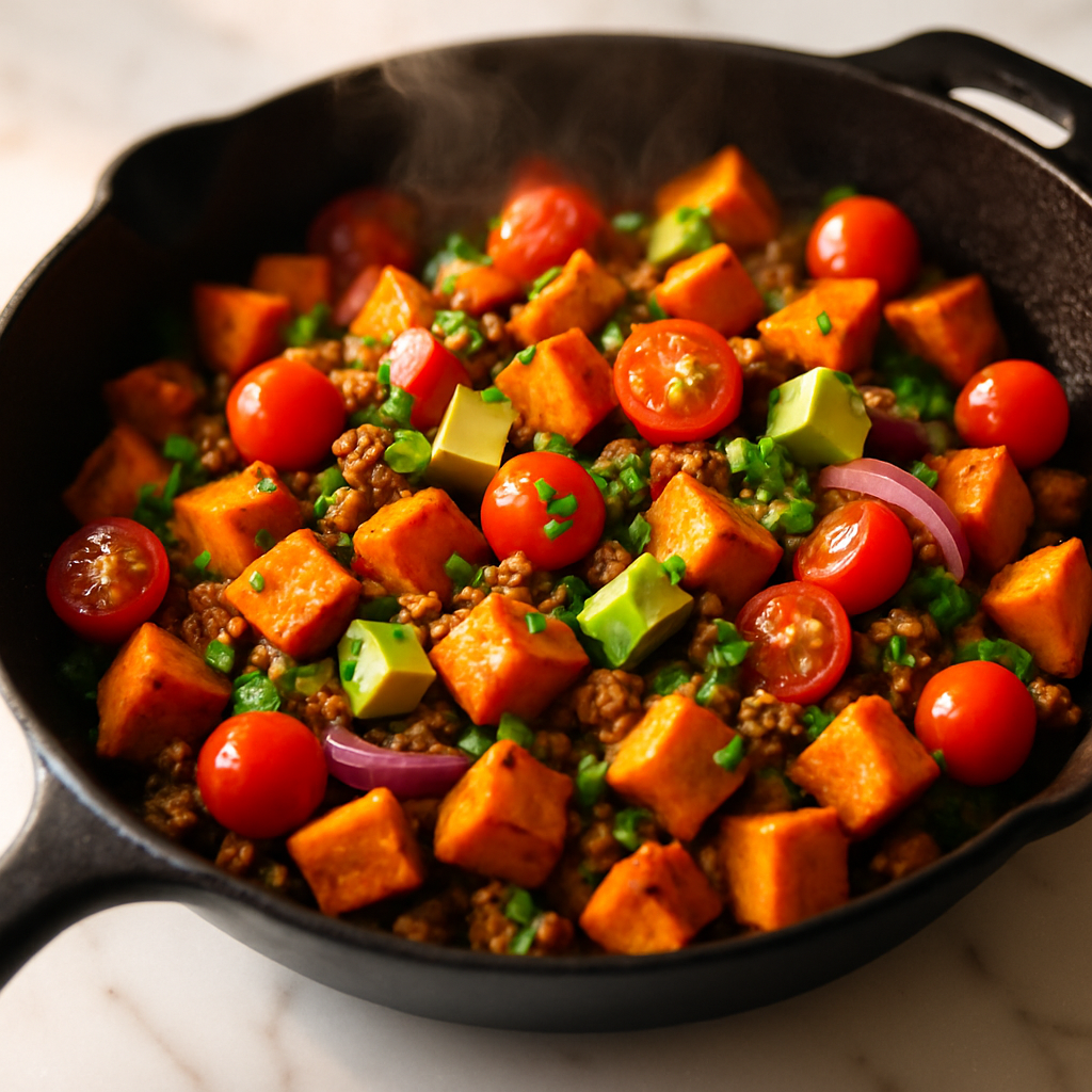 Quick Sweet Potato Skillet
