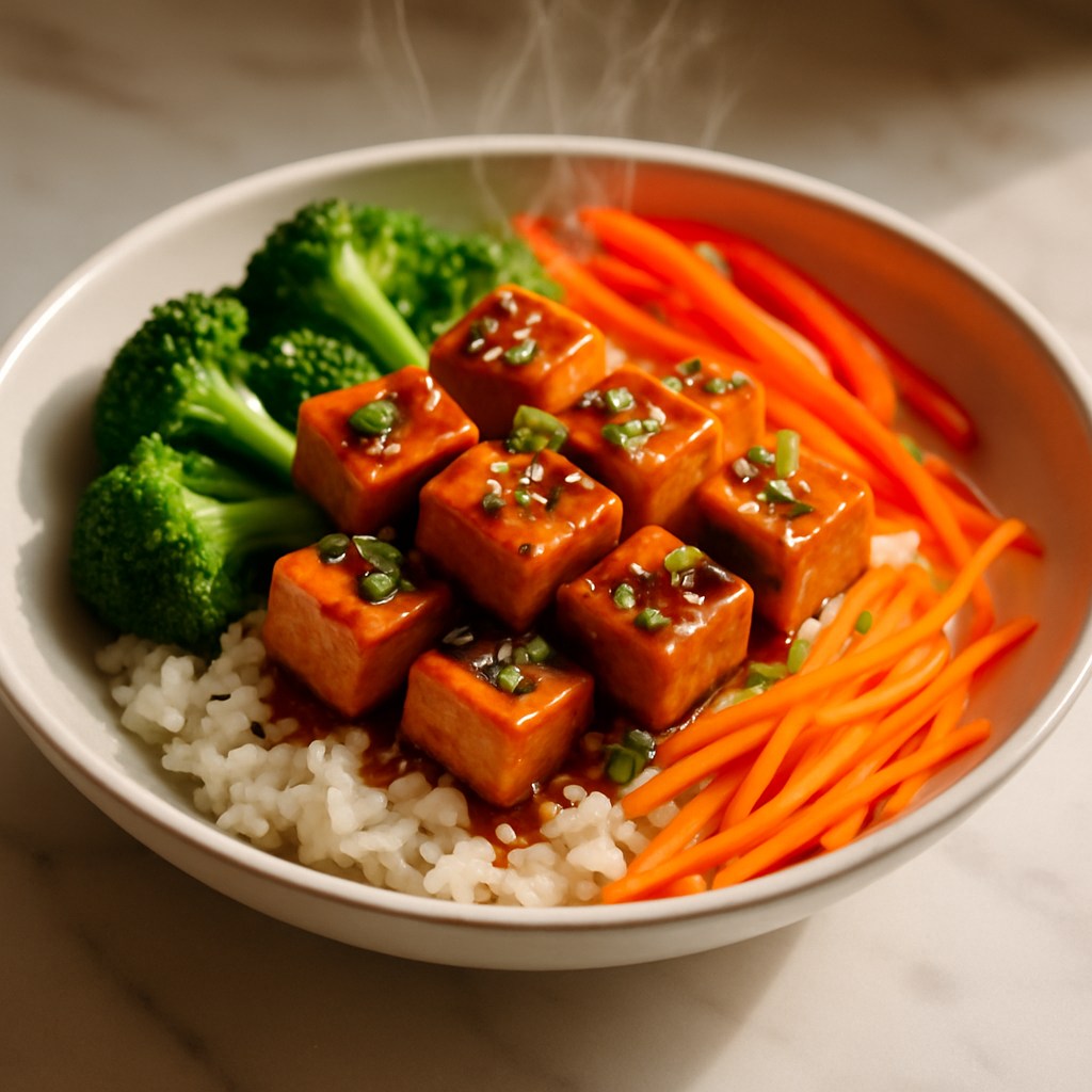 Quick Teriyaki Tofu Bowl