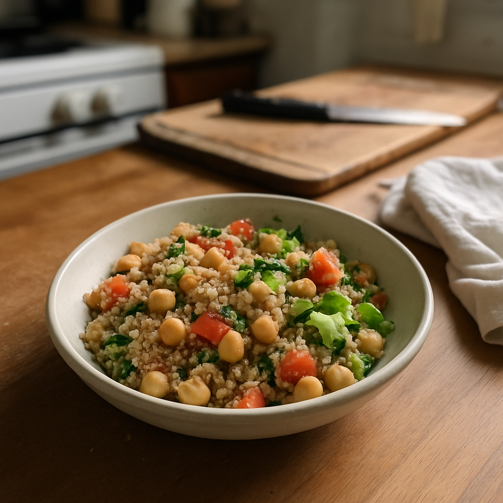 Quinoa and Chickpea Salad Bowl