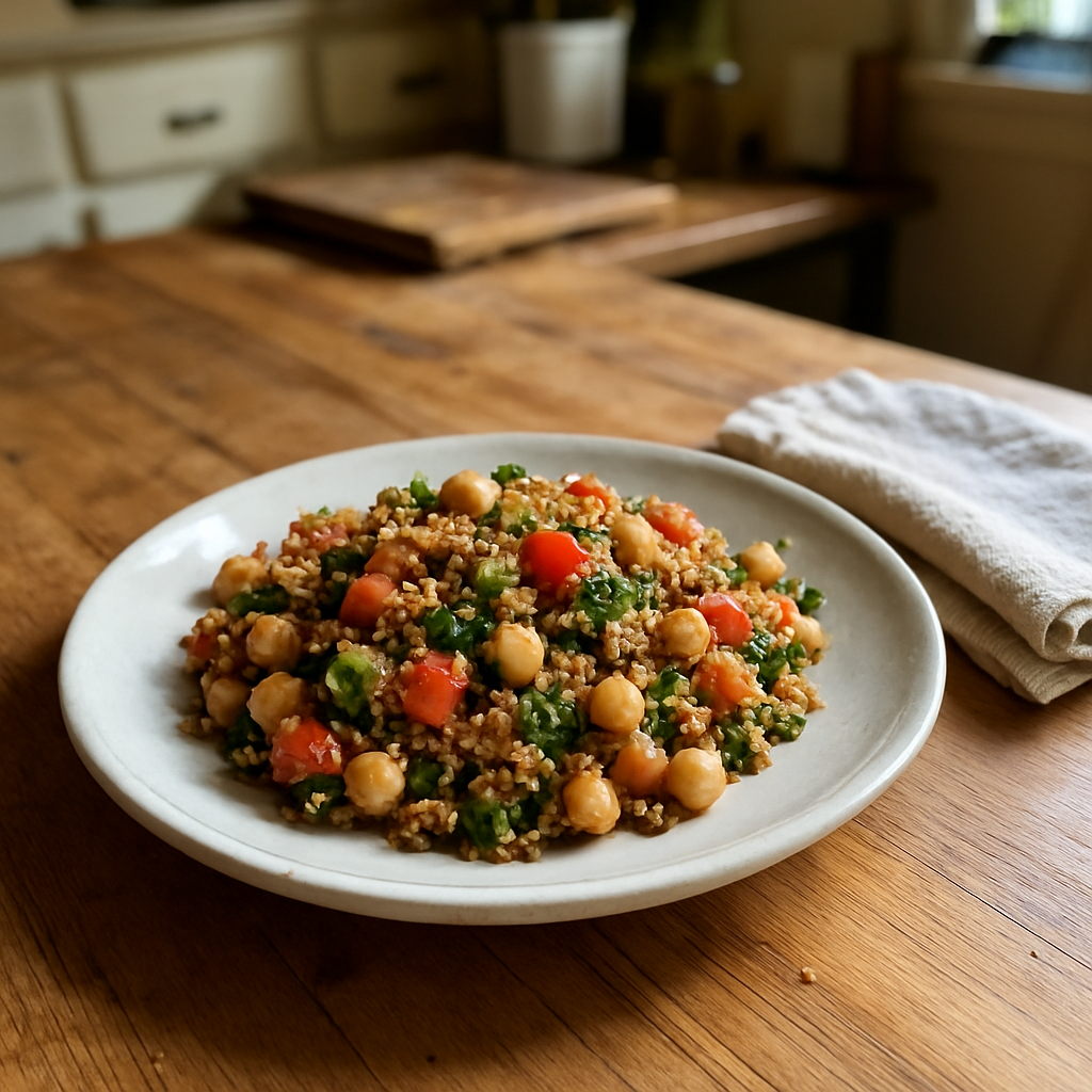 Quinoa Chickpea Salad