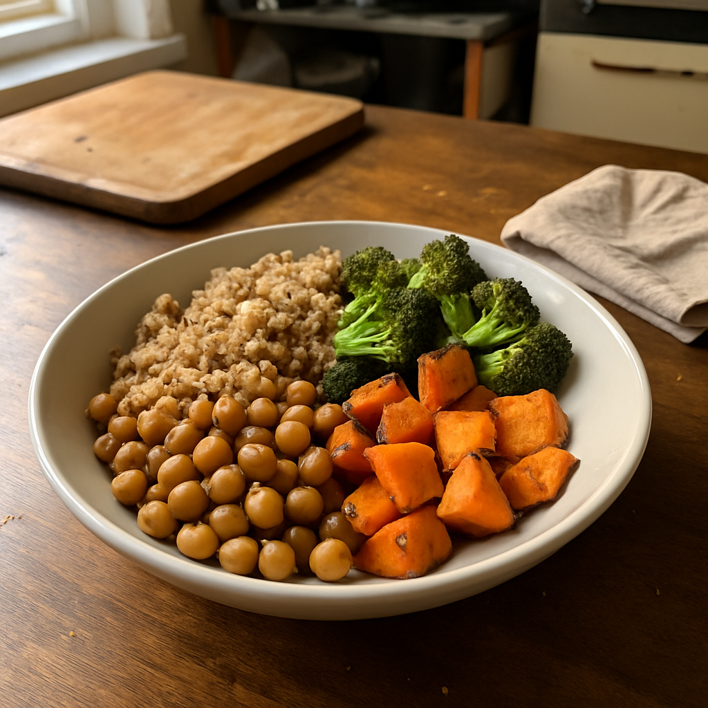 Quinoa & Chickpea Veggie Bowl