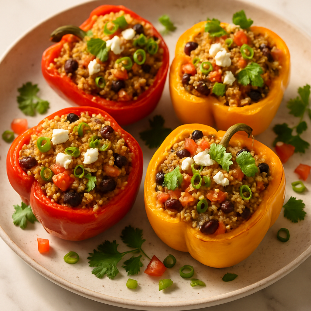 Quinoa Stuffed Bell Peppers