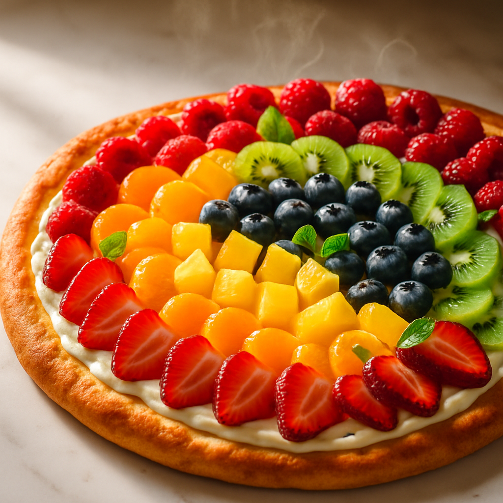 Rainbow Fruit Pizza