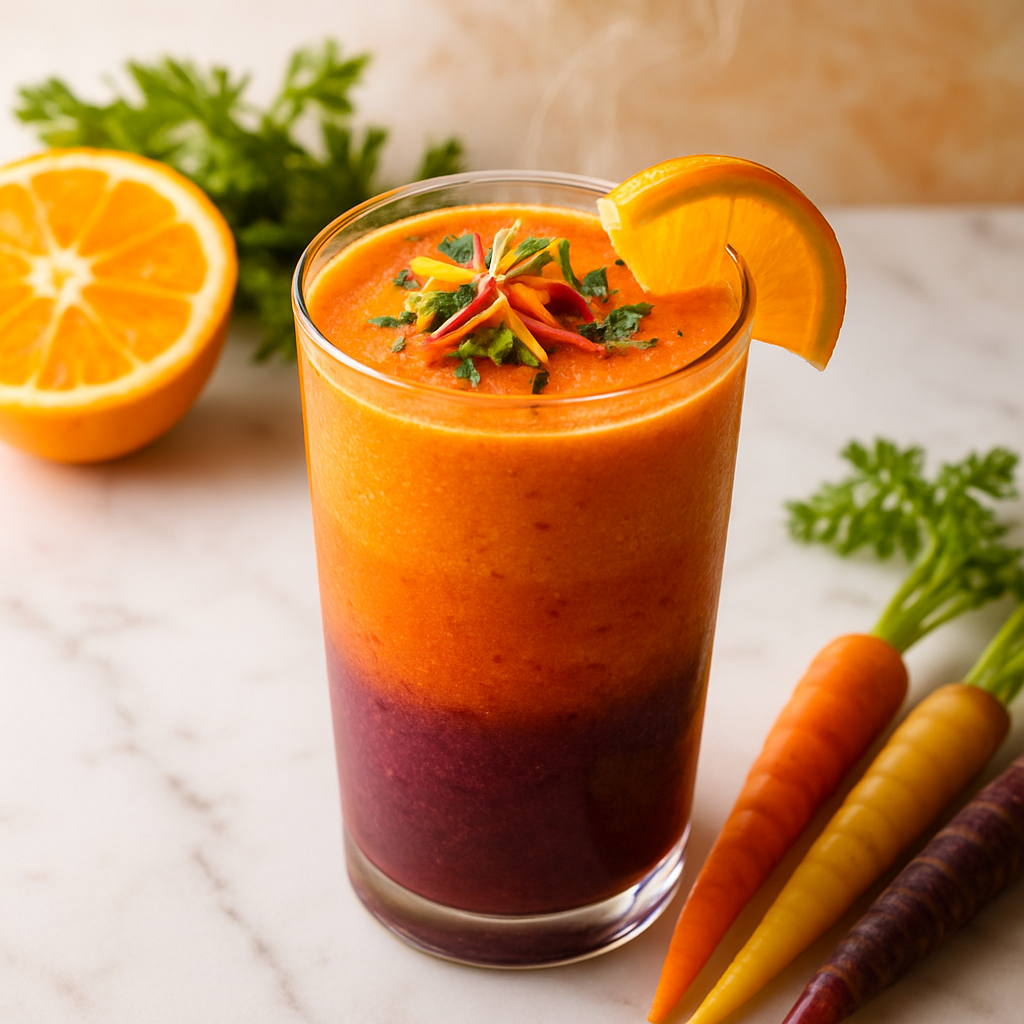 Rainbow Orange Carrot Smoothie