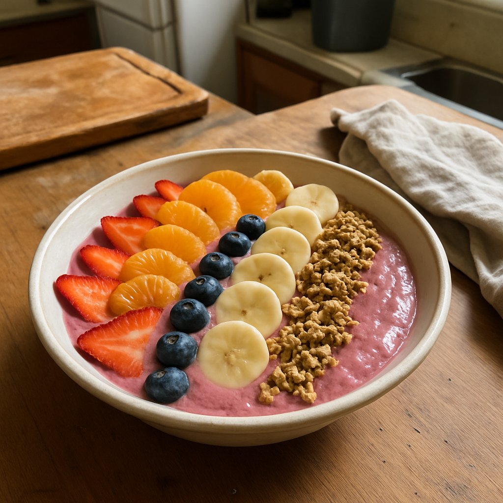 The Rainbow Smoothie Bowl That Will Brighten Your Morning