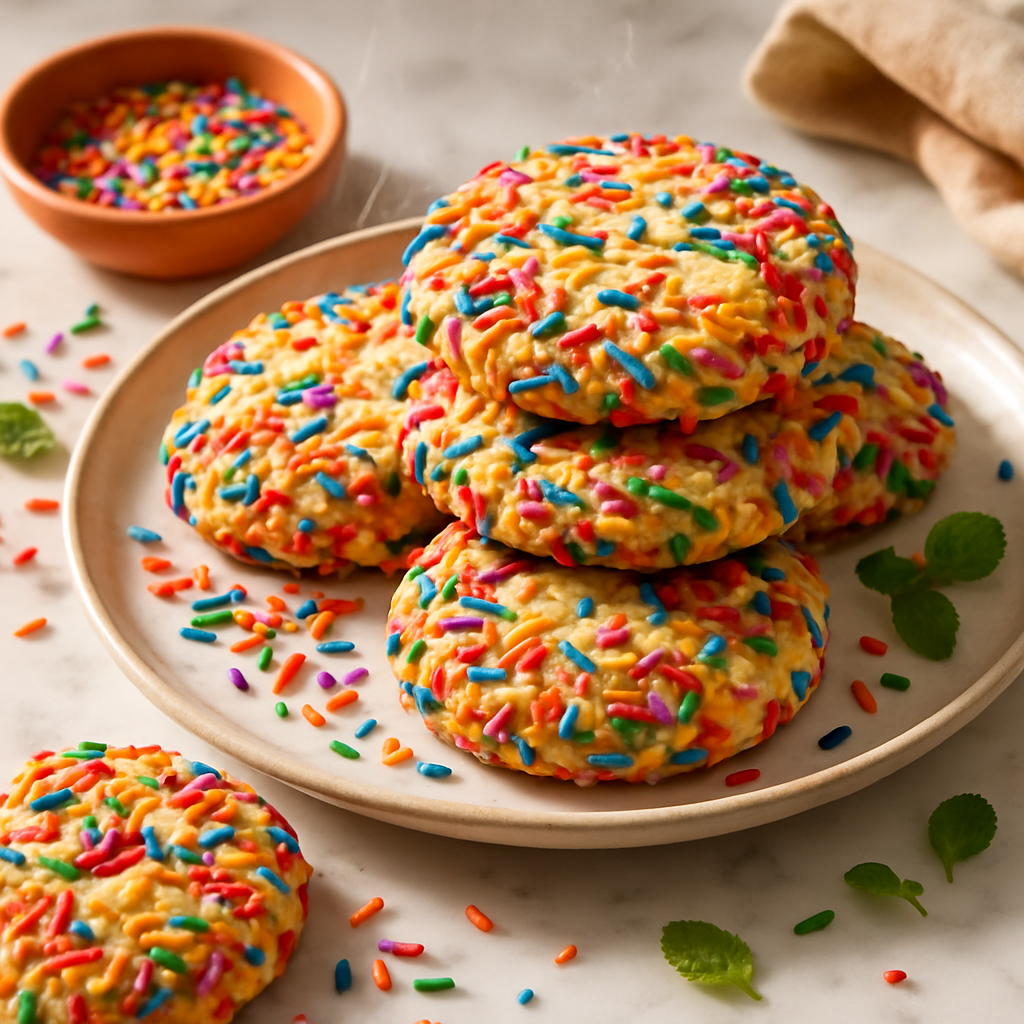 Rainbow Sprinkle Sugar Cookies
