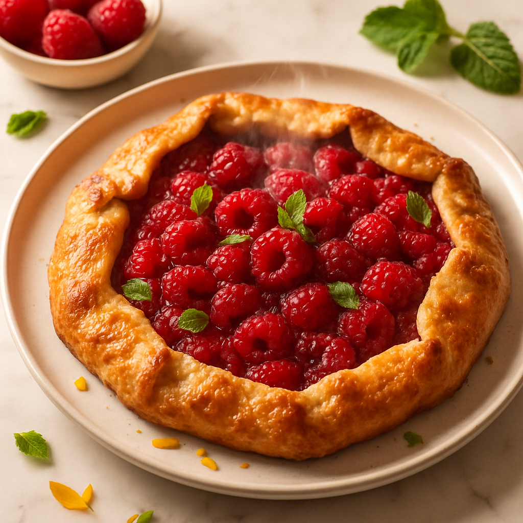 Raspberry Vegan Galette