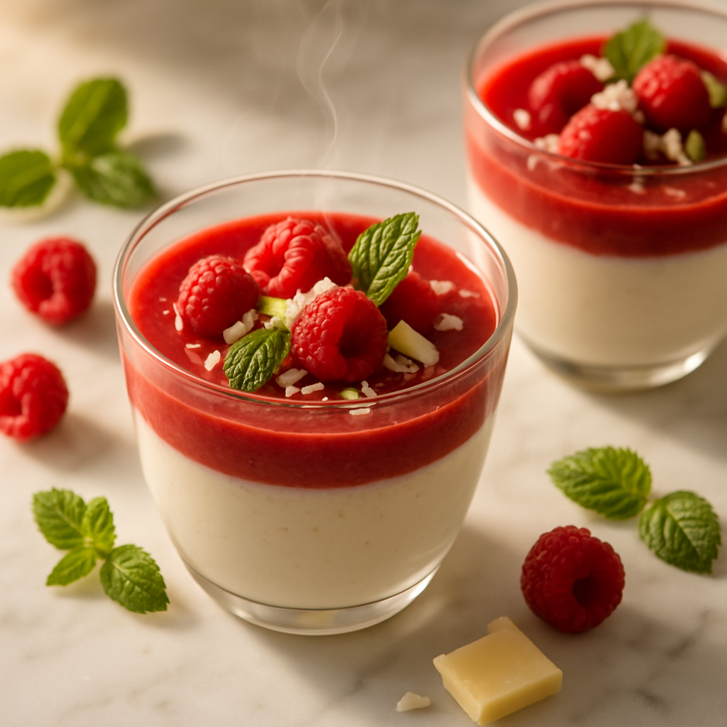 Raspberry White Chocolate Mousse
