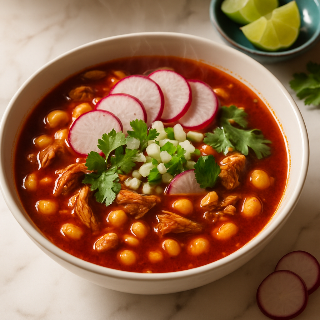 Red Pozole with Hominy