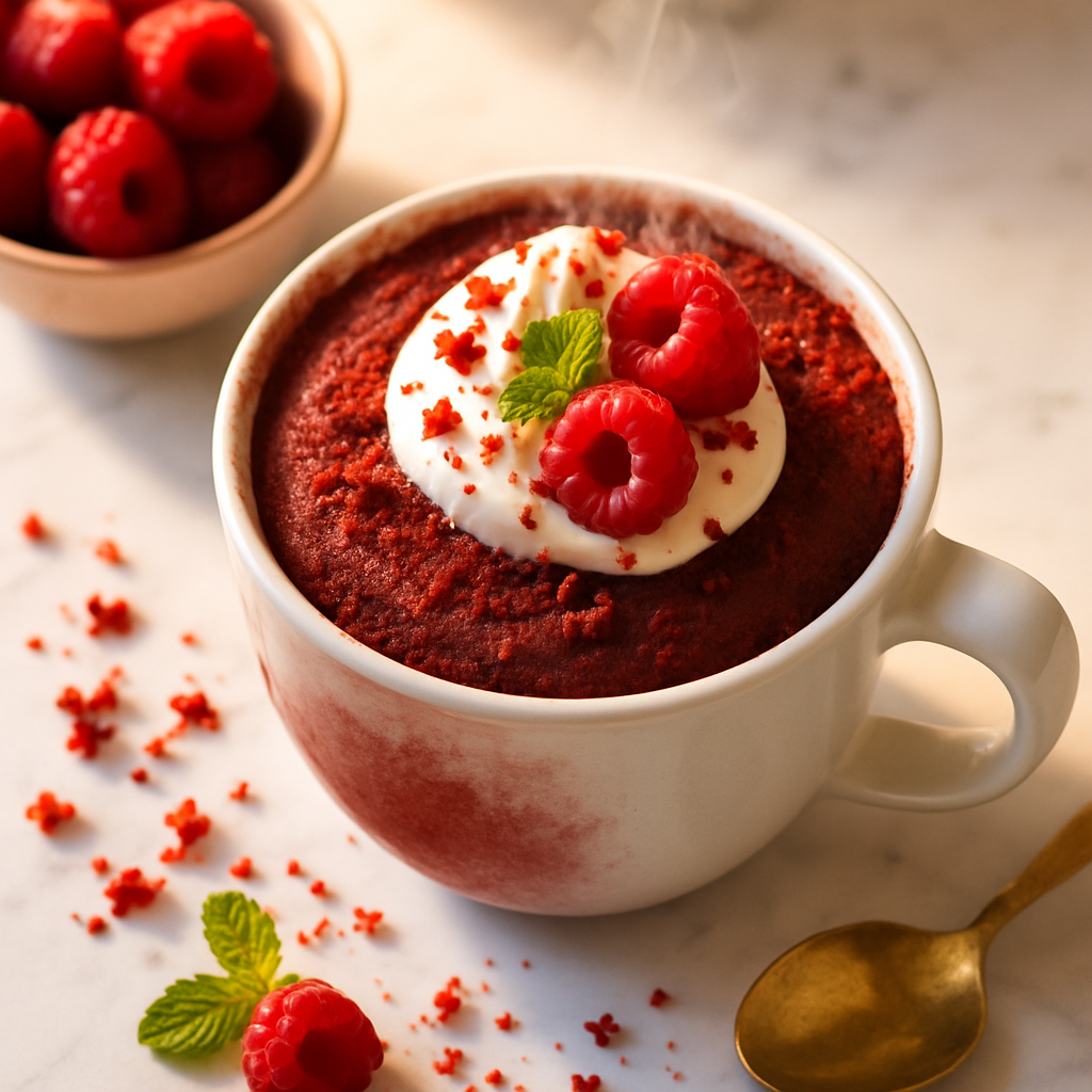 Red Velvet Mug Cake