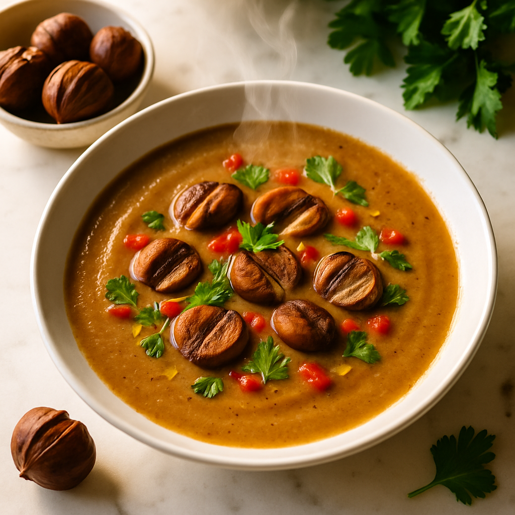 Roasted Chestnut Soup
