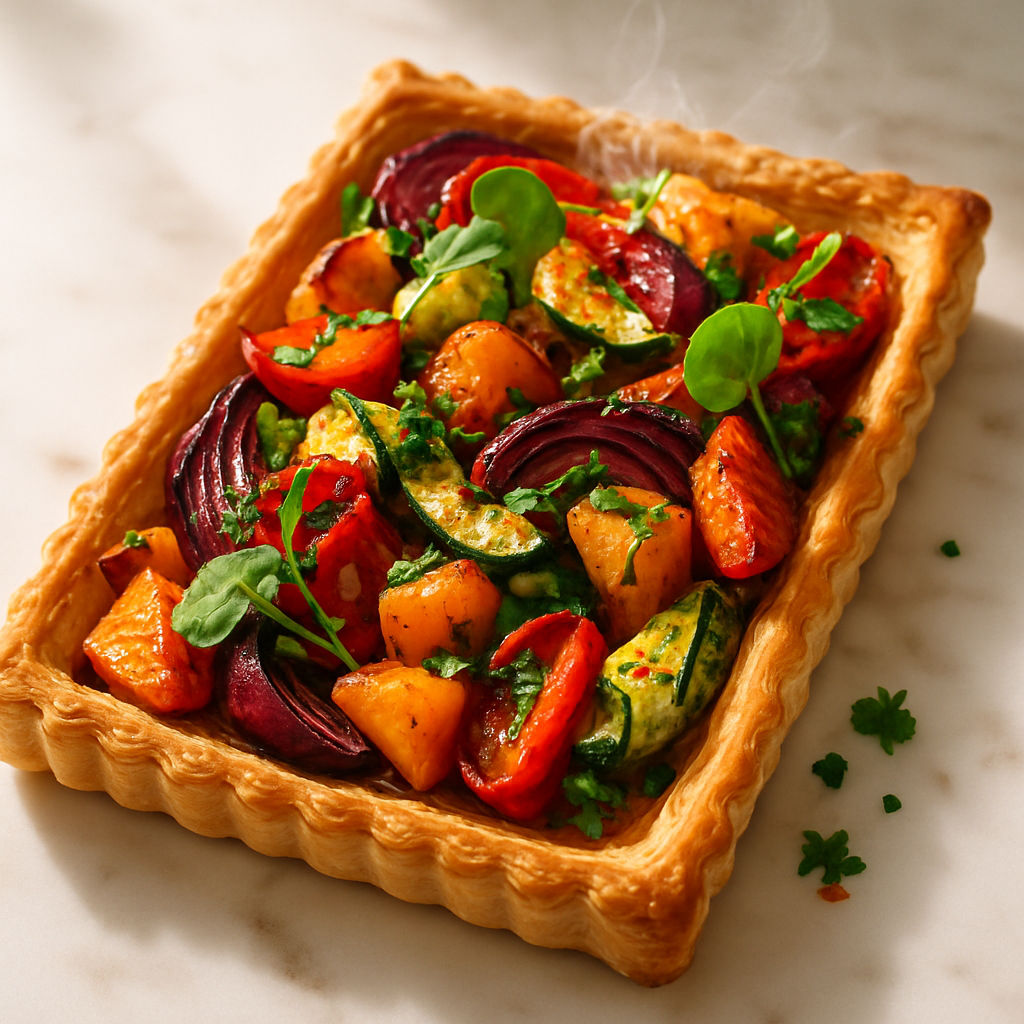 Roasted Vegetable Tart
