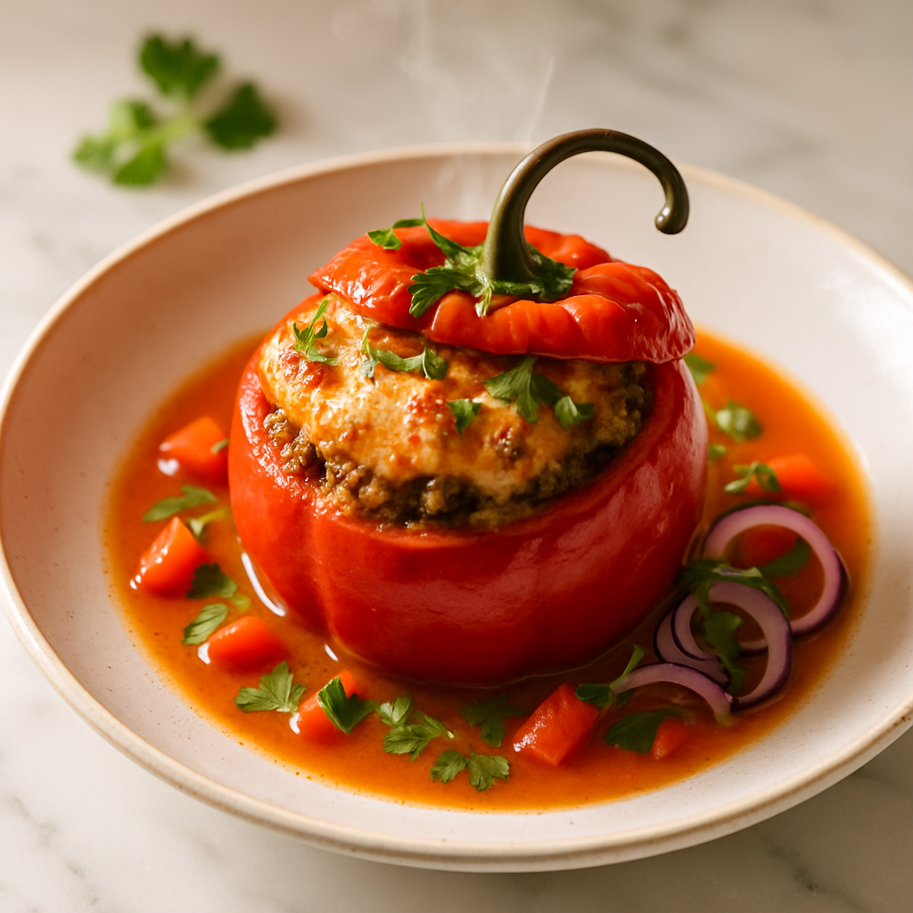 Rocoto Relleno Stuffed Peruvian Chili