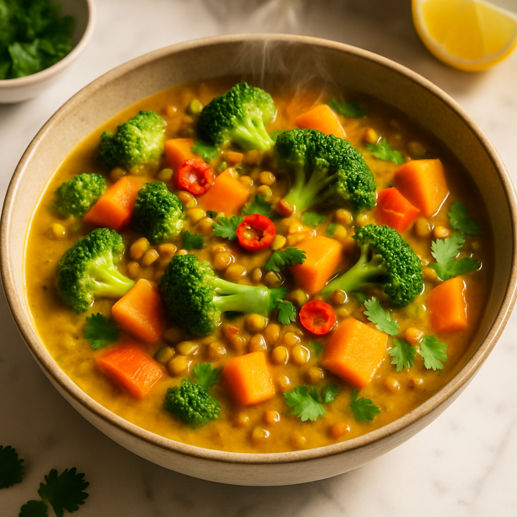 Savory Vegetable and Lentil Curry