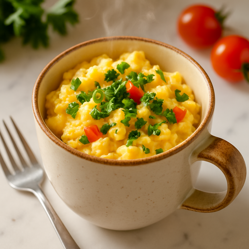 Scrambled Eggs in a Mug