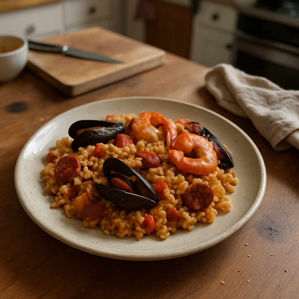 The Seafood Paella That Will Transport You to Spain in 30 Minutes