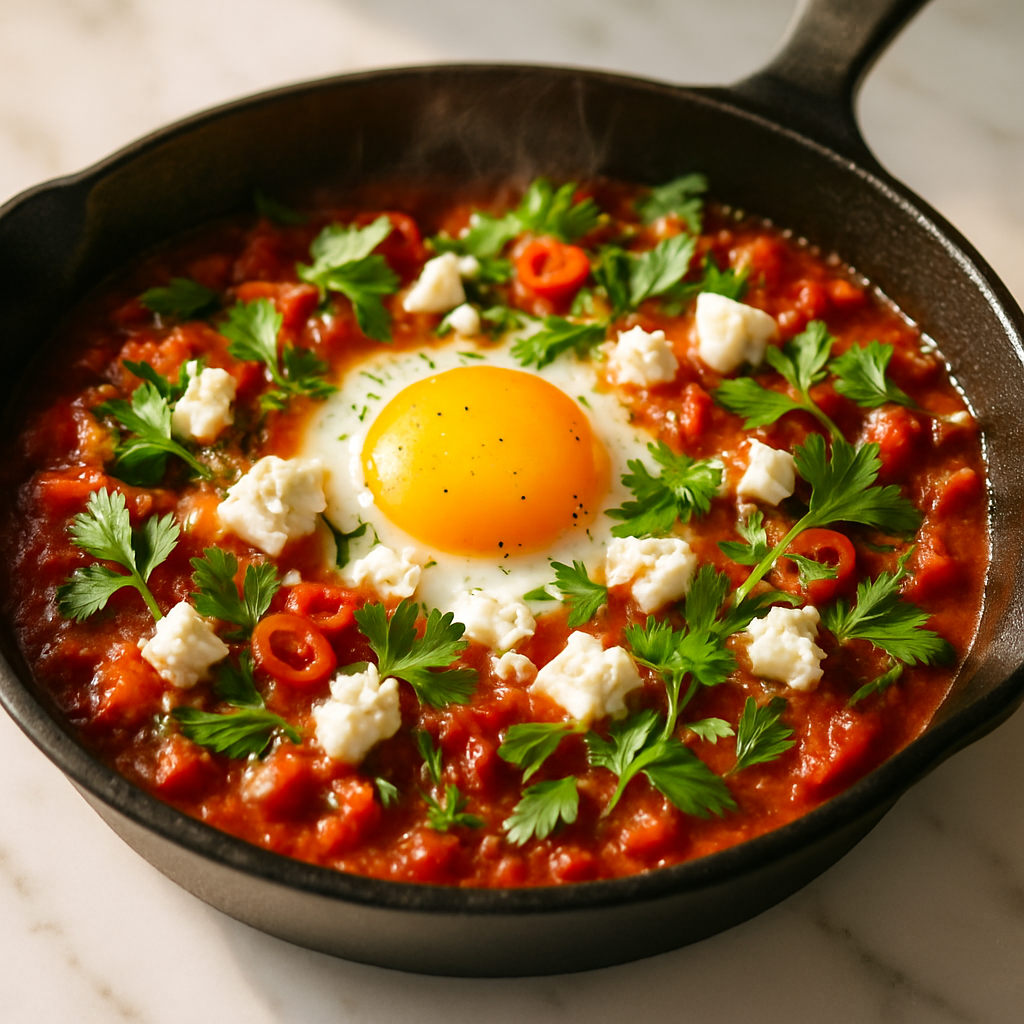 Shakshuka with Feta and Herbs