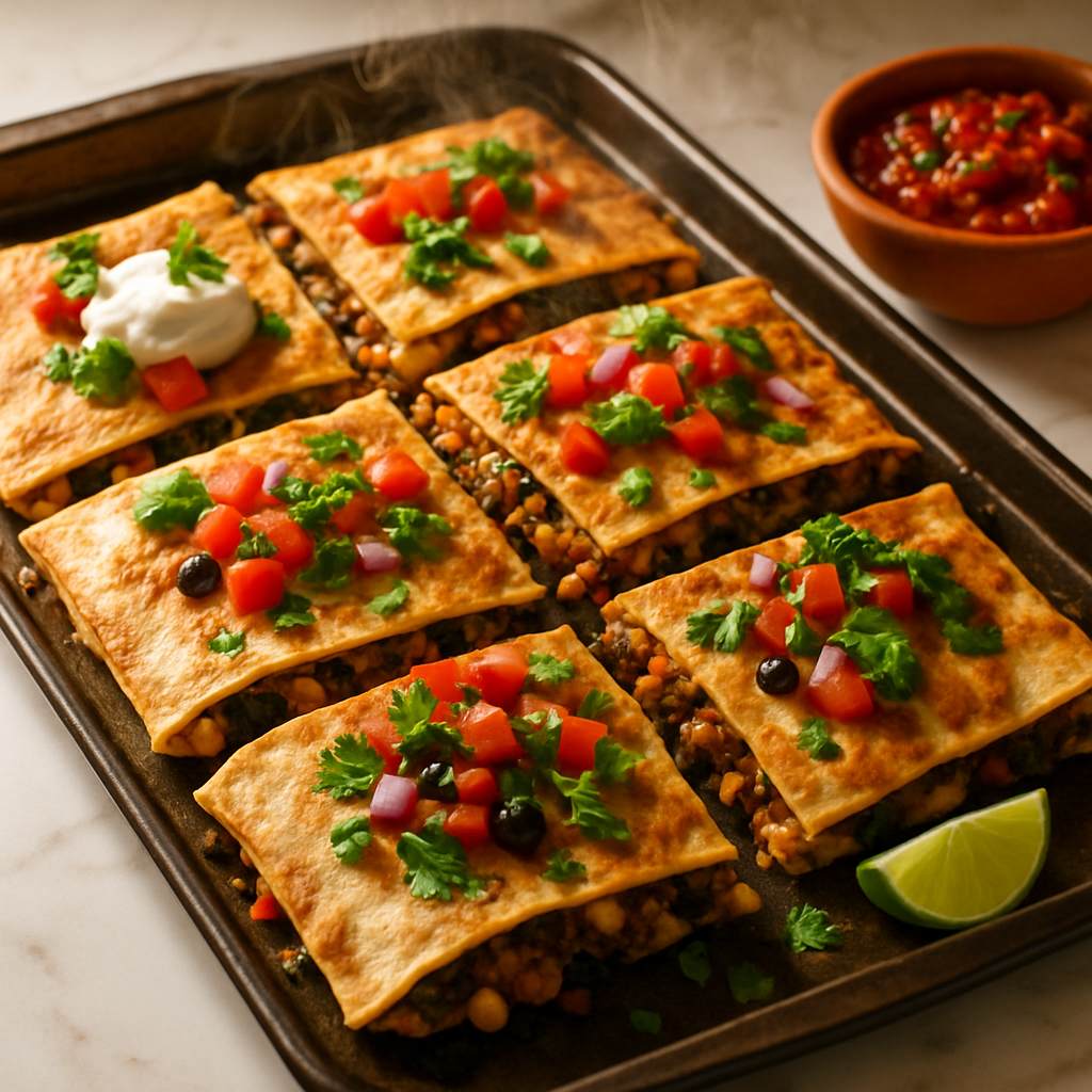 Sheet Pan Quesadillas