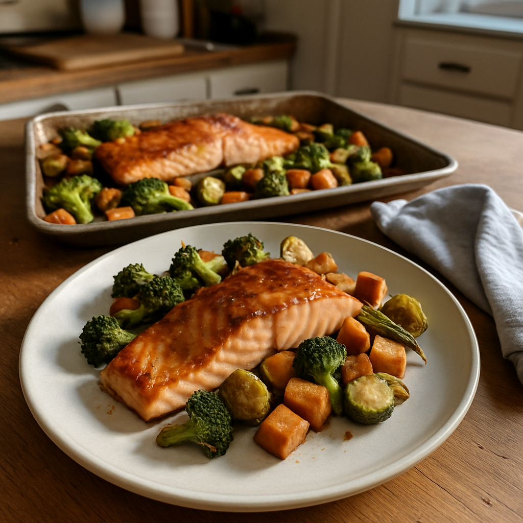 This Sheet Pan Salmon with Maple Glaze Will Transform Your Dinner Routine