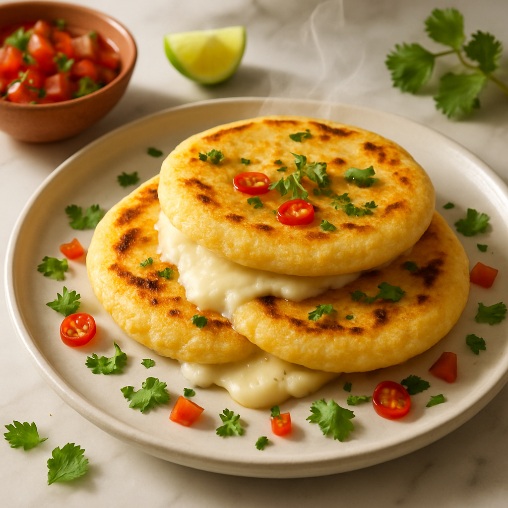 Simple Cheese Arepas