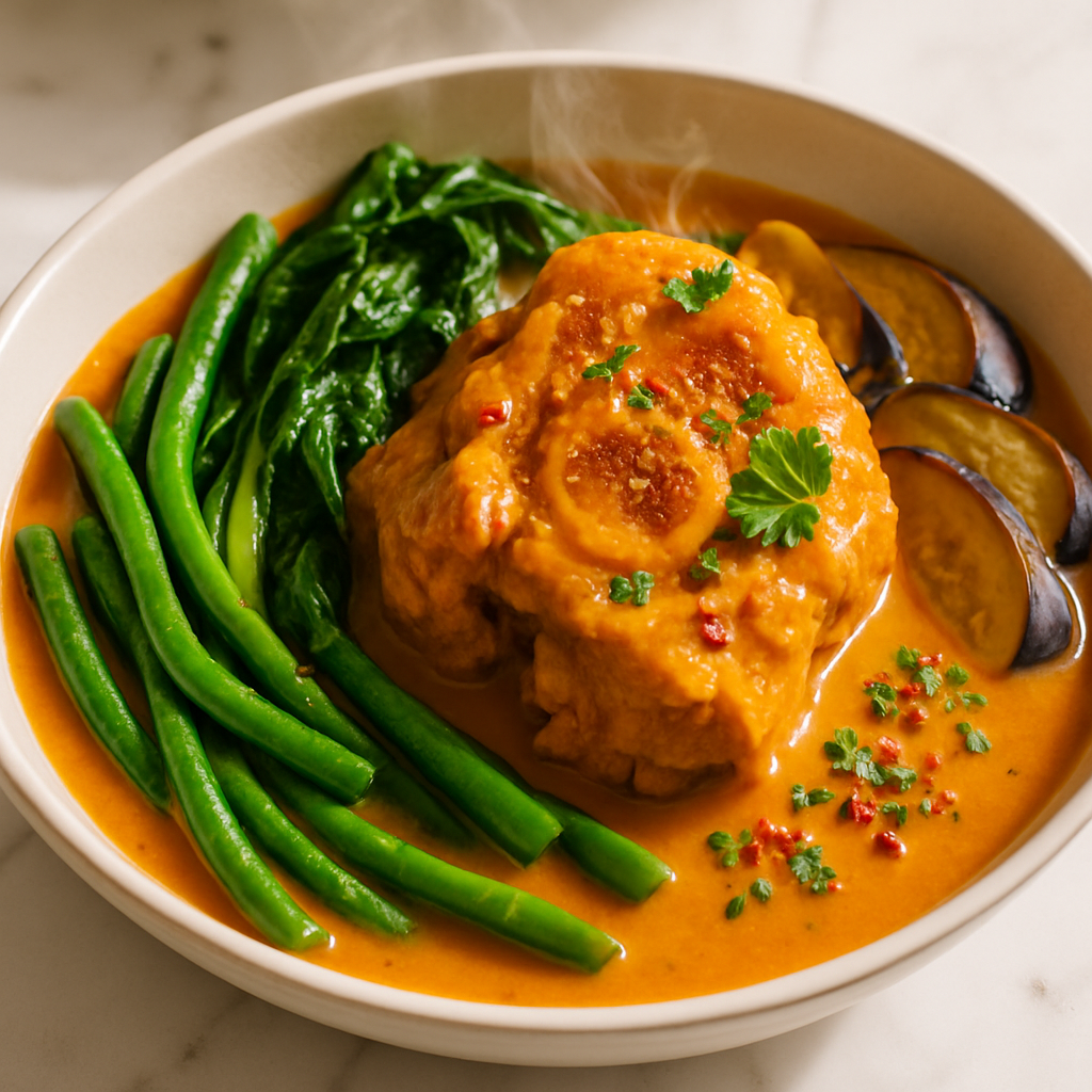 Simple Kare Kare with Peanut Sauce